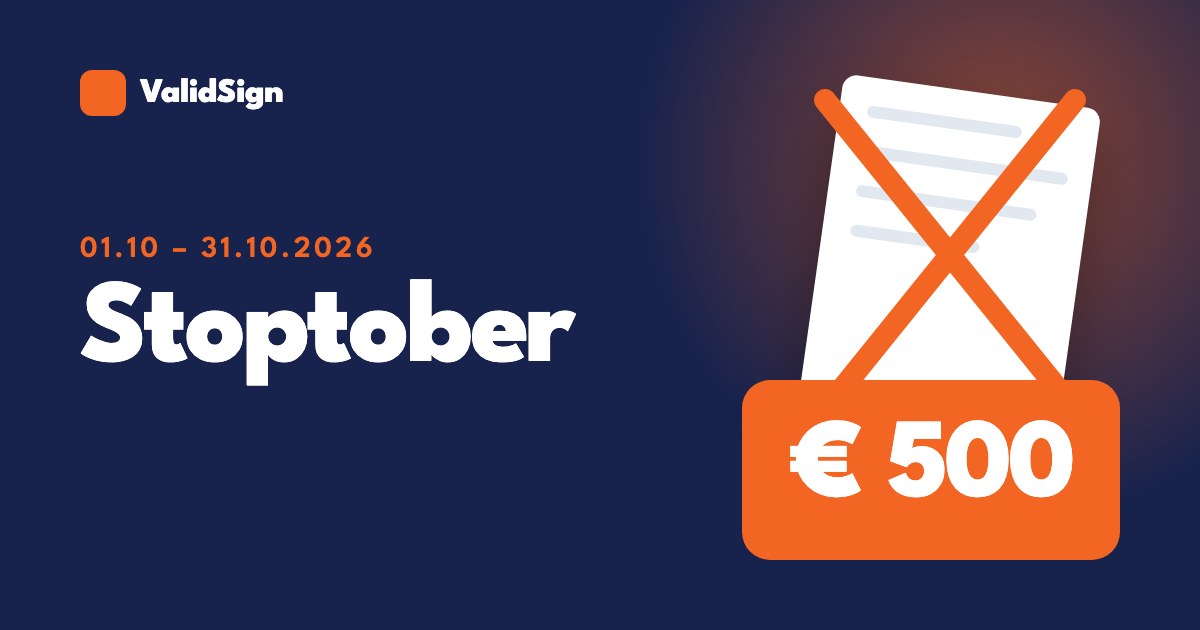 Stoptober: stop met papier en ontvang korting op je factuur