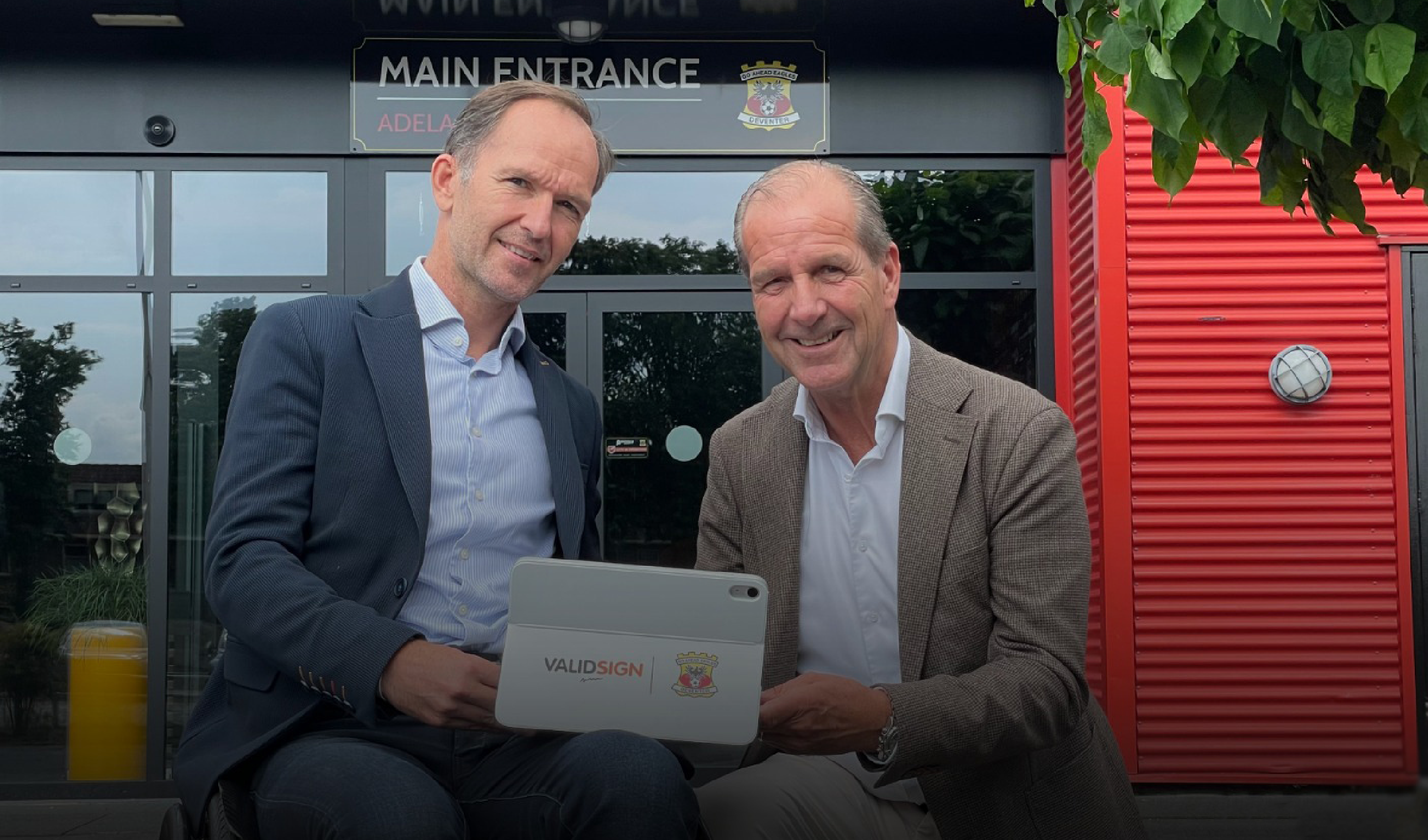 ValidSign nieuwe shirtsponsor Go Ahead Eagles
